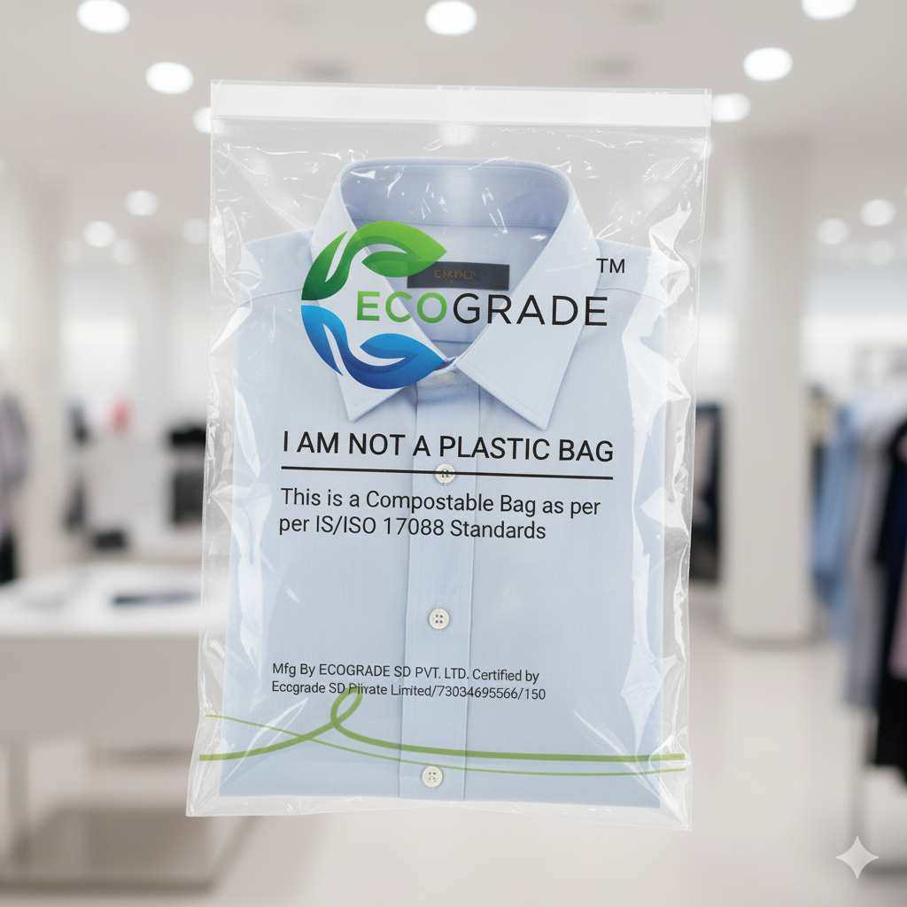 Transparent garment bag